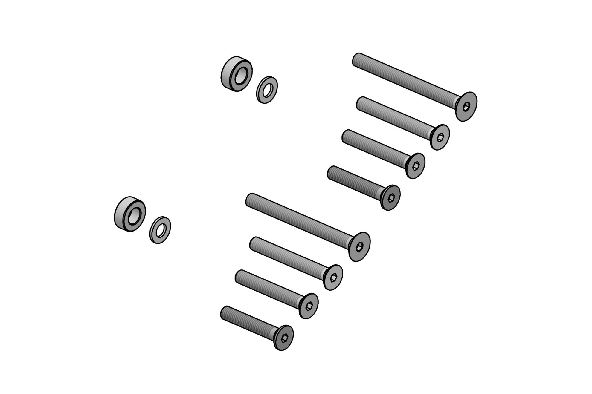 CNC Racing Bar End Adapters for Aprilia RS 660 CNC Racing Bar End Adapters for Aprilia RS 660